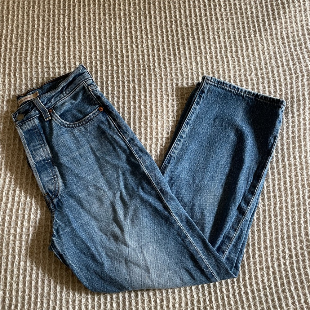 Levi's ribcage straight jeans